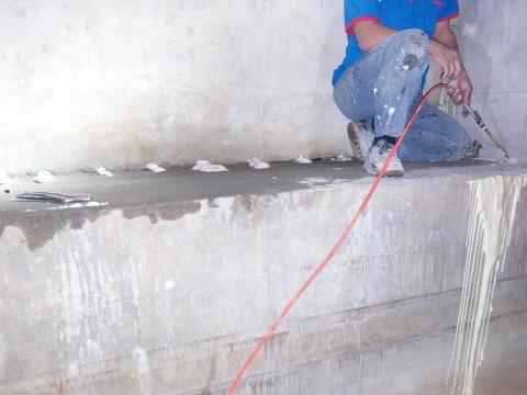 李世欽(豪麟工程)(免開挖、免打鑿地磚牆壁,當日可修 - 高雄市路竹區某生技大廠地下室負水壓,施作高壓灌注止漏 李世欽(豪麟工程)(免開挖、免打鑿地磚牆壁,當日可修 - 高雄市路竹區某生技大廠地下室負水壓,施作高壓灌注止漏