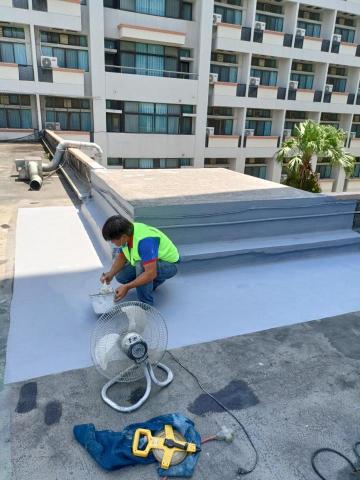 李世欽(豪麟工程)(免開挖、免打鑿地磚牆壁,當日可修 - 南部某知名大學頂樓,防水處理順利完成 李世欽(豪麟工程)(免開挖、免打鑿地磚牆壁,當日可修 - 南部某知名大學頂樓,防水處理順利完成