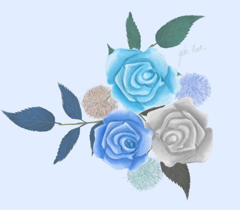 葉家華Una - 插畫圖案
藍色的花朵 葉家華Una - 插畫圖案
藍色的花朵