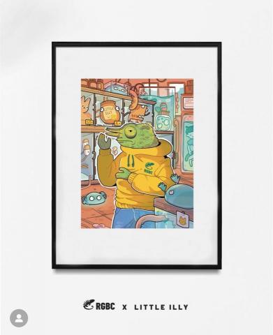 little illy插畫 - RGBC活動海報繪製