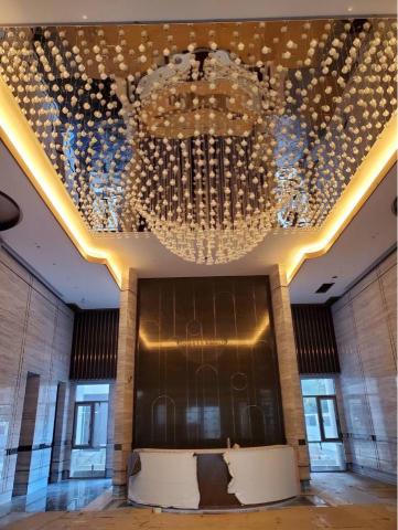 system101 engineering - 竹北新大樓主燈安裝完成