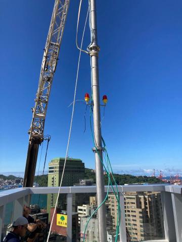 誠邦水電工程行 - 基隆山海城避雷針