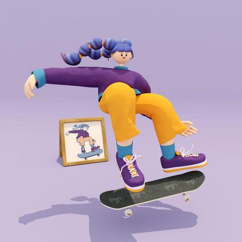 張雅雯 - 3D人物角色設計