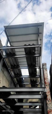 翔生工程 - 鋼構樓層,烤漆浪板屋頂