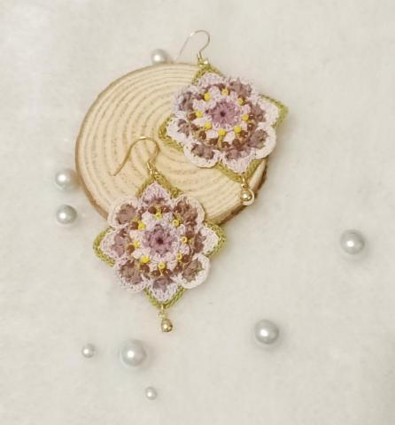 張歆若 - （鉤織）曼陀羅風耳鉤