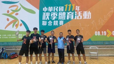 蕭霖 - 111年全國金門與球邀請賽 男子組冠軍