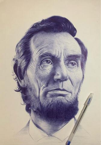 高璿皓 - 原子筆素描