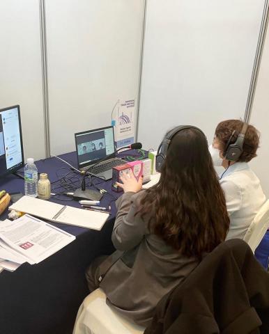 李玉婷 - 中韓口譯、筆譯 - 2022.11 國際貿易投資洽談會 - 工作照