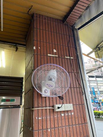 卓晉賢 - 店家新增壁扇，配電安裝。
