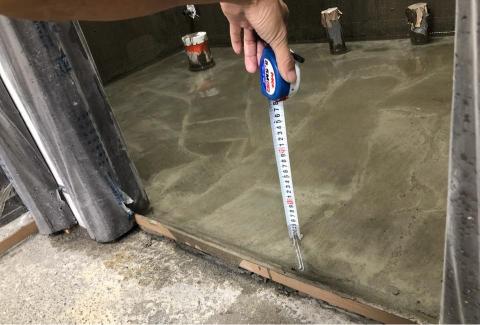 億昇企業社-專職防水、泥作、磁磚工程 - 廁所地坪防水測試