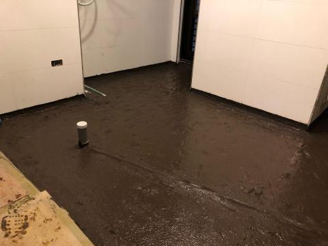 億昇企業社-專職防水、泥作、磁磚工程 - 廚房地坪防水