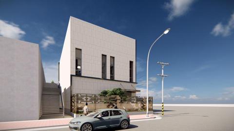 劉浩宇 - 豐原 在地知名建設接待中心外觀設計