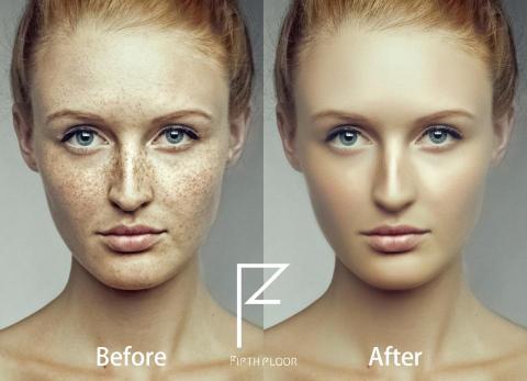 伍樓影像 - 皮膚處理範例