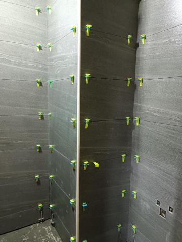 大台中浴缸拆除磁磚修復工程 - 浴室磁磚