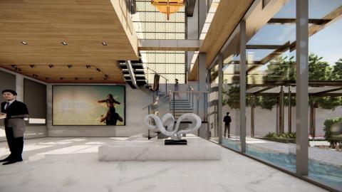 劉浩宇 - 豐原 在地知名建設接待中心室內設計