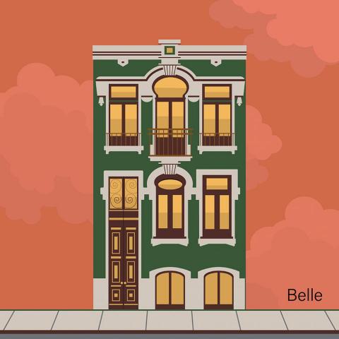 Belle繪夢 - 繪圖軟件：illustrator