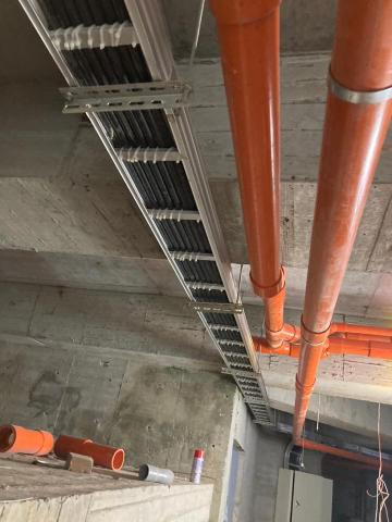 誠邦水電工程行 - 動力線槽250平方與雨水回收系統施作