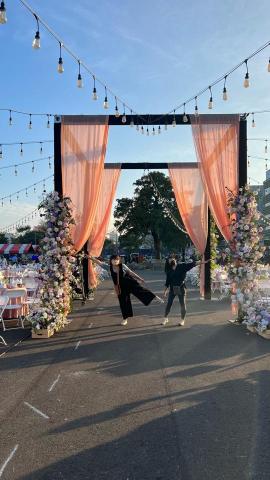 Chelsea花藝設計師 - 戶外流水席婚禮佈置