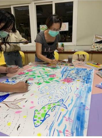 Beryl - 台南大學推廣部-團體多元畫材創作