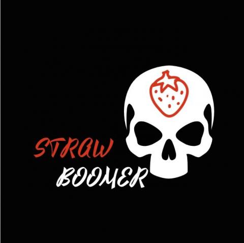 劉柏毅 - 為一介紹重金屬音樂的粉專所製作的頭像，使用骷髏與草莓元素，以衝突的視覺為呈現