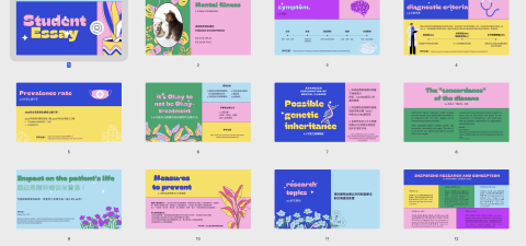 miu miu huang - 思覺失調症介紹 簡報設計