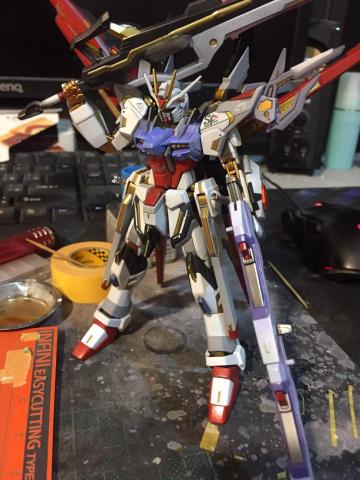 alan Tam - 機器人模型刻線改造上色製作