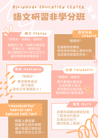 miu miu huang - 宣傳課程