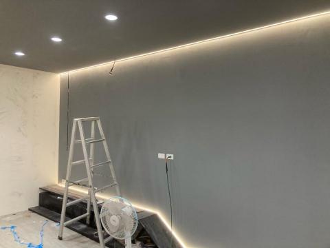 許瑞麟 - 電視牆鋁槽燈安裝 許瑞麟 - 電視牆鋁槽燈安裝