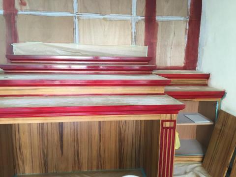 正鑫裝修企業社 - 染色施工中