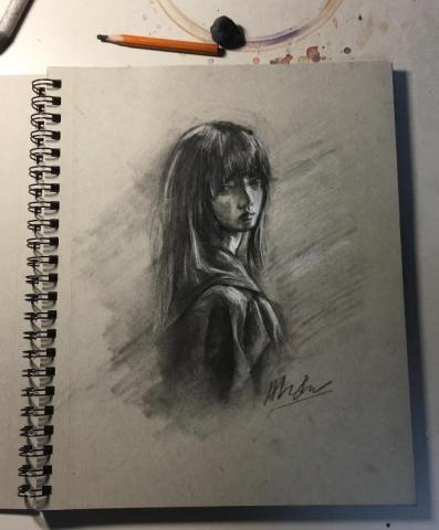 POWER GHOST藝術工作室 - 炭筆素描