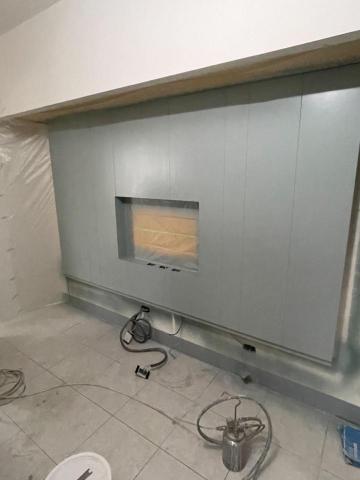 佑聯工程行 - 電視牆烤漆