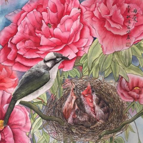 POWER GHOST藝術工作室 - 工筆畫
(已售出)