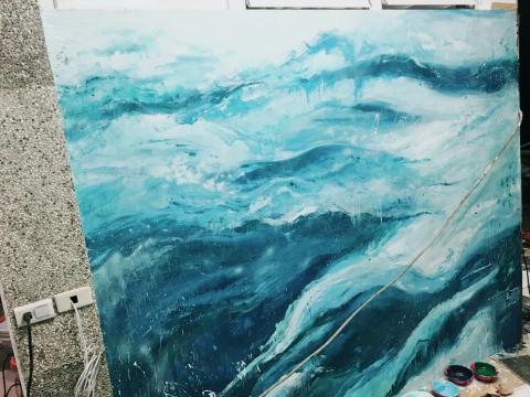 賴琬蓁 - 綠島國小-牆面彩繪 賴琬蓁 - 綠島國小-牆面彩繪