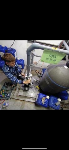 水電師傅空閒時間的公司 - 游泳池PUMP維修