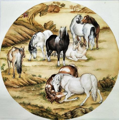 竹拓 - 八駿圖 竹拓 - 八駿圖