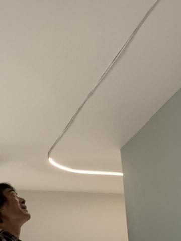 水電師傅空閒時間的公司 - 施作燈條