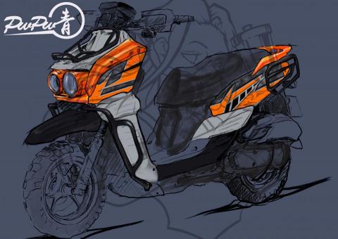 吳佩蓉 - 客人喜好橘色系列,設計一款運動款