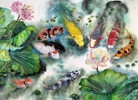 竹拓 - 九如圖 竹拓 - 九如圖