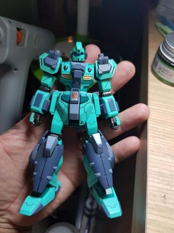 Jason的模型世界 - 1/144 吉姆全機上色加刻線