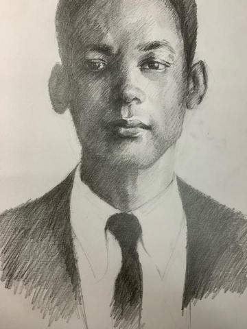 蔣其勳 - 人像素描