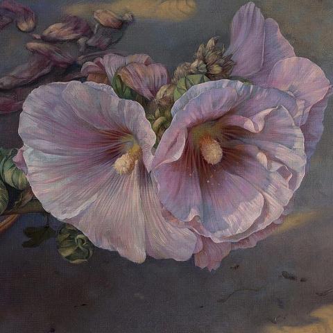 張榕展 - 花卉油畫