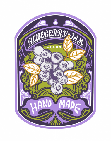 黃愉茹 - (果醬的貼紙設計 完整圖稿)
歡迎喜歡復古手繪風格的雇主品牌合作
