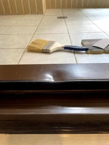 工程修繕 - 三合一門檻凹陷