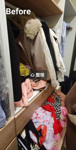 心.整理▪︎Fiona▪︎ - 衣物爆量，不知從何整理起，因而失去秩序的更衣室。