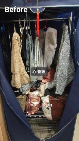 心.整理▪︎Fiona▪︎ - 失去秩序的擺法，著實浪費了衣櫥的空間。
