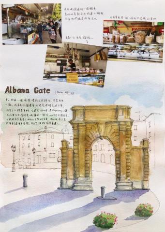 carrie0416 - 鋼筆水彩速寫-A4