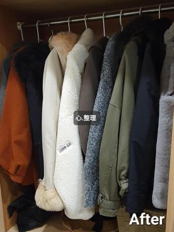 心.整理▪︎Fiona▪︎ - 將衣架款式統一，可以換來視覺上的舒適感。