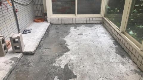 綋聖 - 地板剔除施工完畢