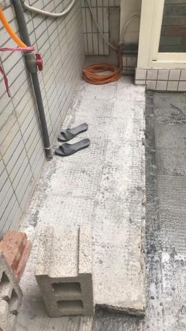 綋聖 - 施工後磁磚剔除完工