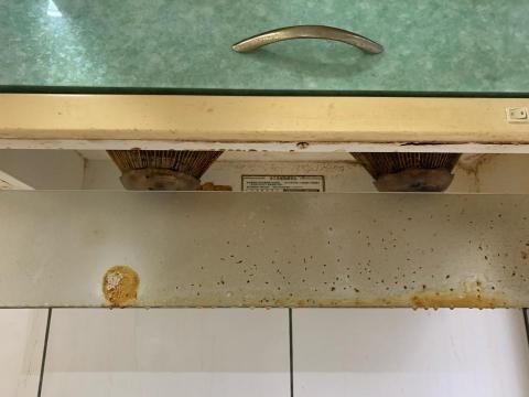 美球清潔 - 清潔前